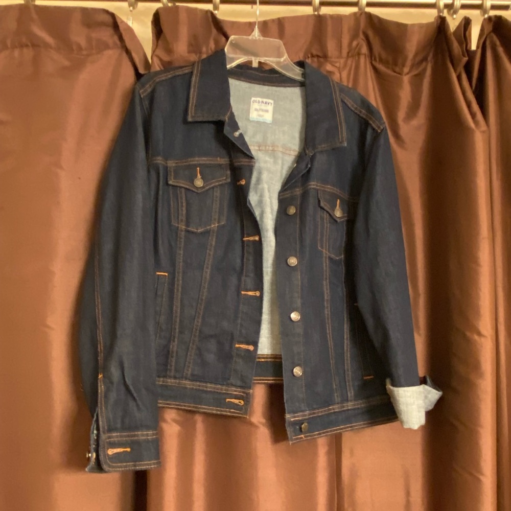 NWOT Pls Sz Old Navy Blue Jean Jacket